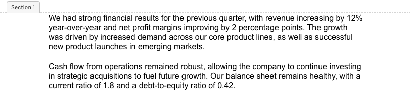 rich text example 2 before